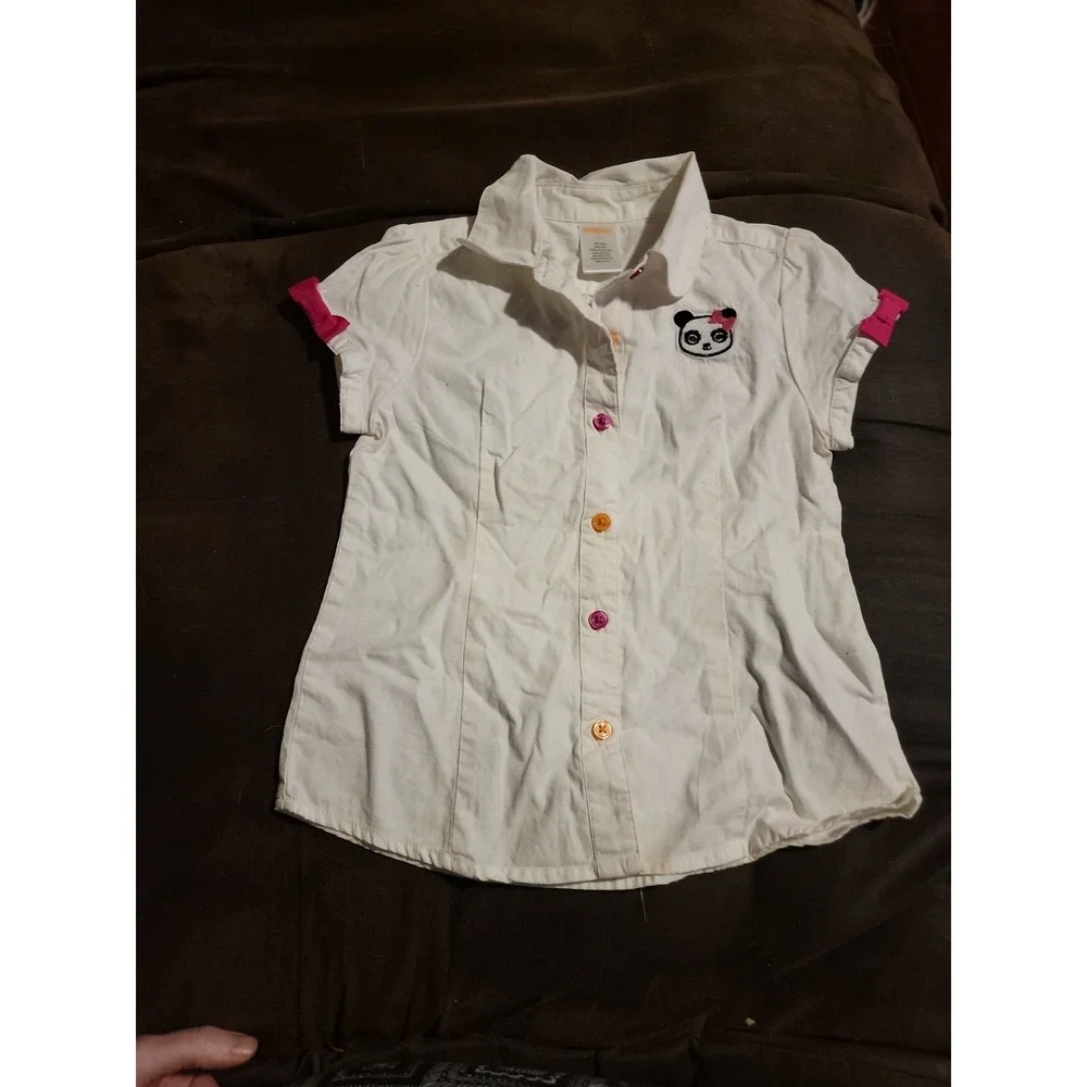 Gymboree panda academy collared‎ top size 4